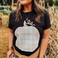 Basic Beige ~ Plaid Pumpkin Tee