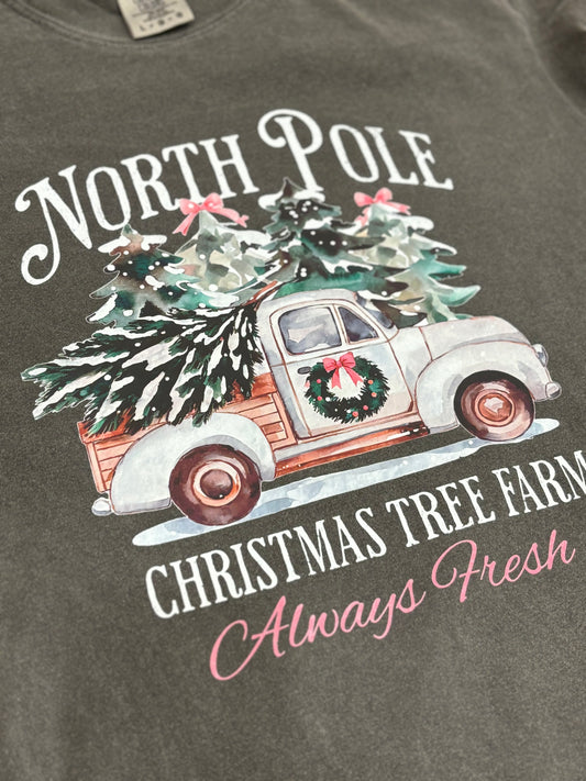 North Pole Christmas Tree Farm ~ Graphic Tee