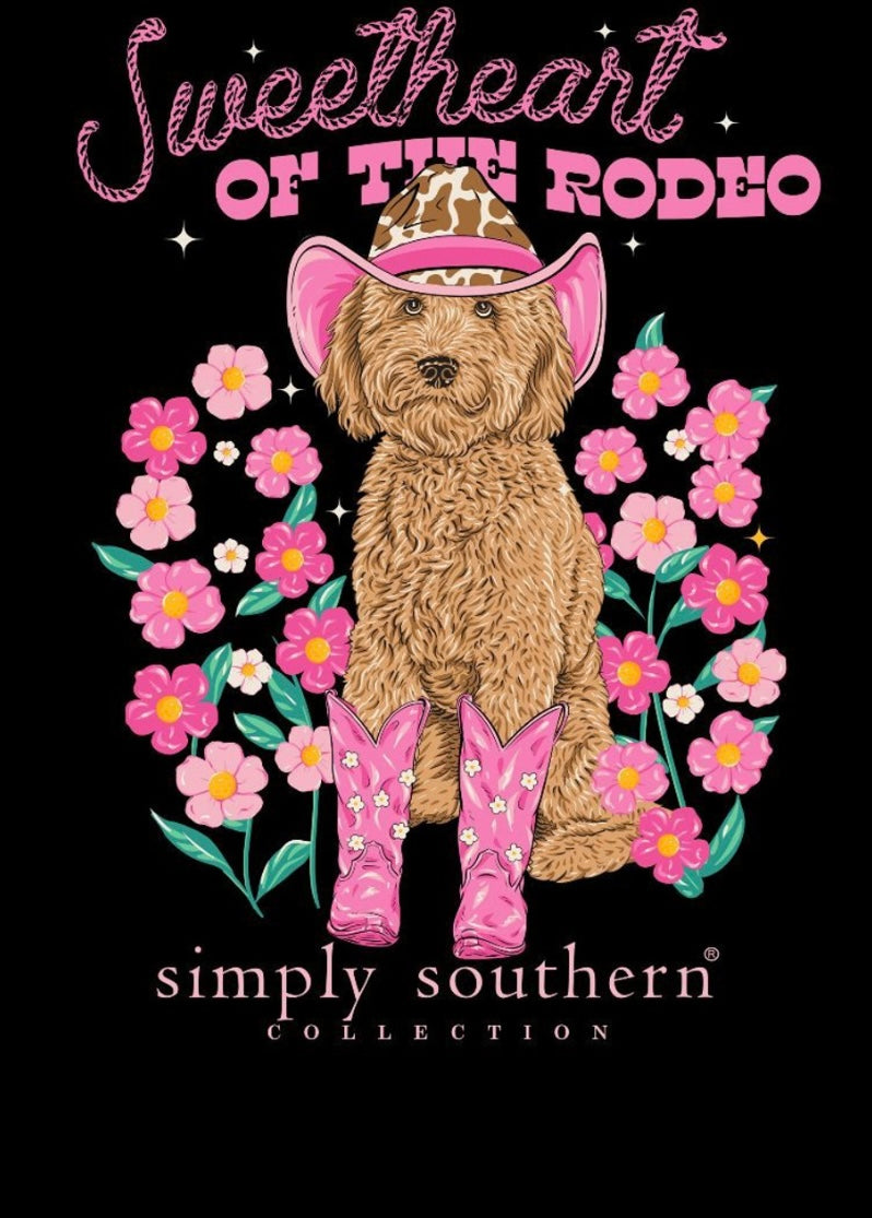 Sweetheart of the Rodeo ~ Simply Southern Tee