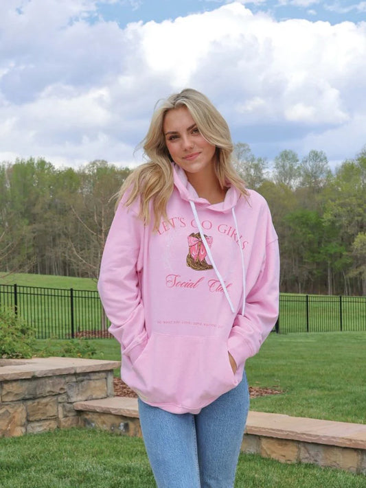 Let’s Go Girls ~ Oversized Simply Southern Hoodie