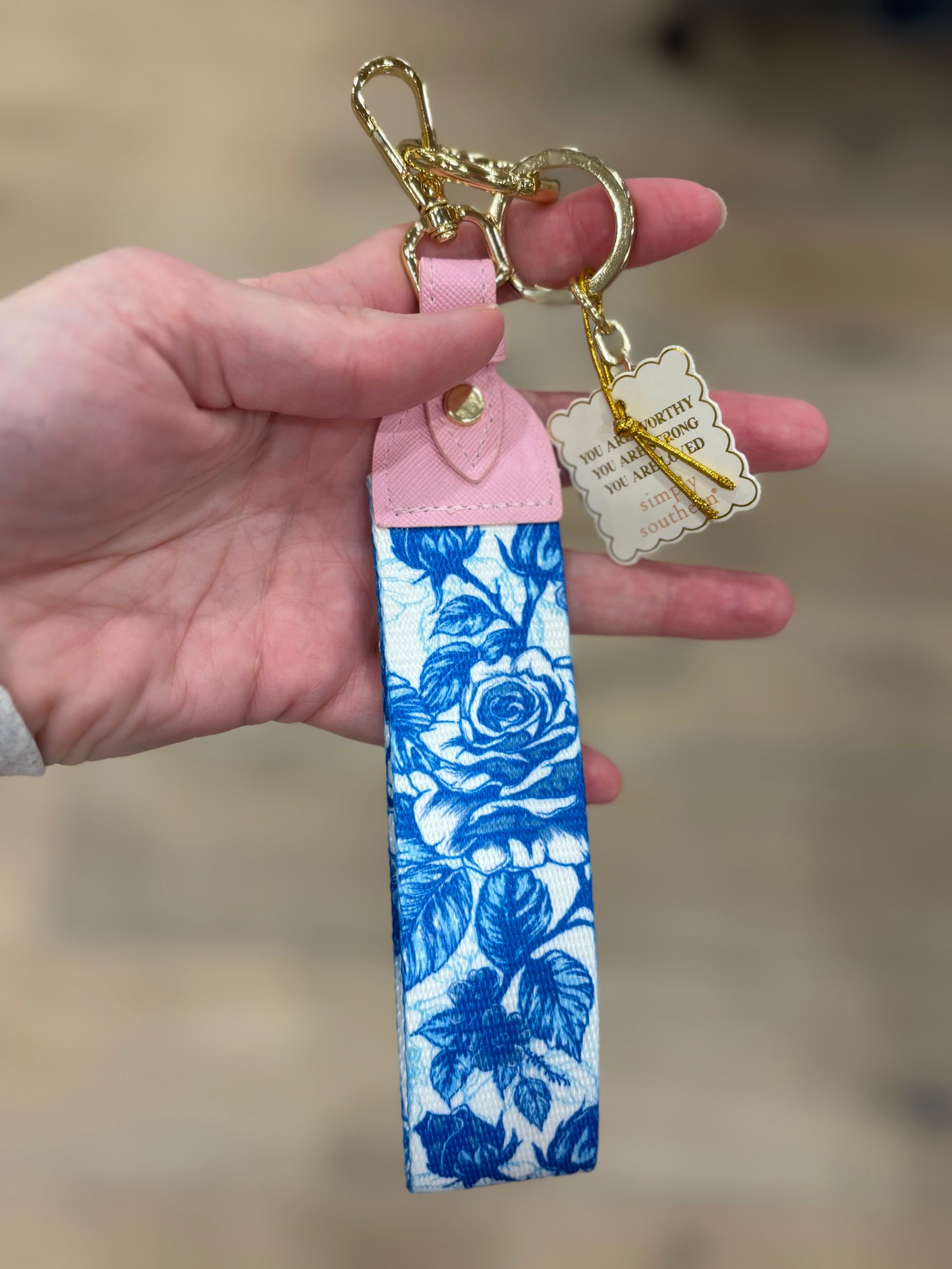 Jumbo Keychain ~ Simply Southern Brand