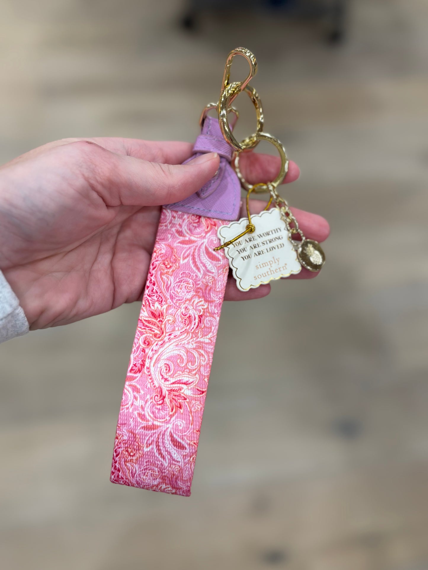 Jumbo Keychain ~ Simply Southern Brand