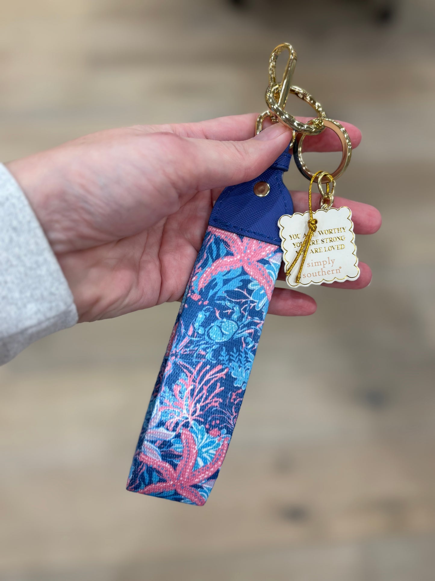 Jumbo Keychain ~ Simply Southern Brand