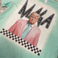 MAGA ~ Trump Mint Green Bleached Tee