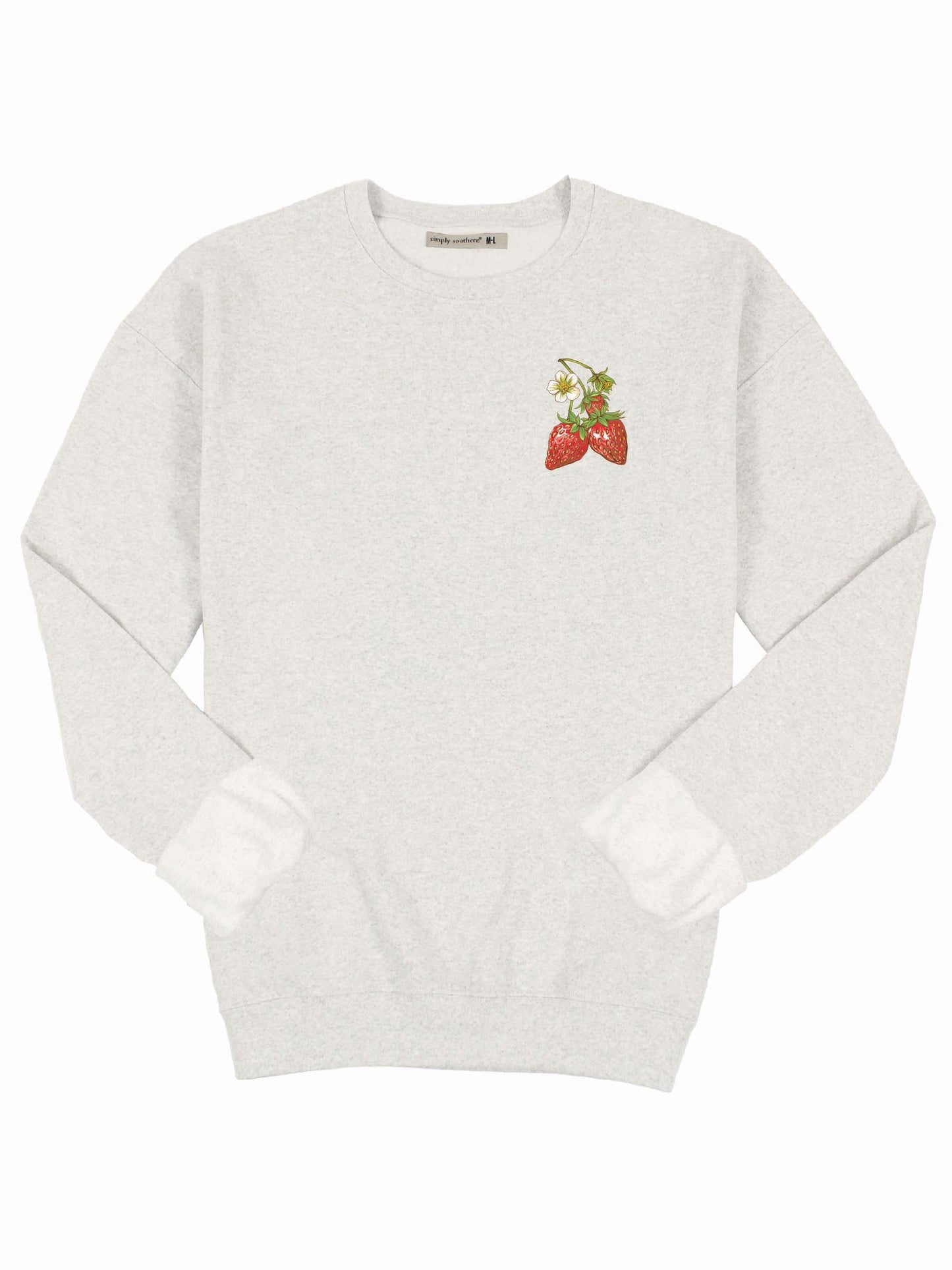 Strawberry Patch ~ Oversized Simply Southern Sweatshirt