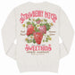 Strawberry Patch ~ Oversized Simply Southern Sweatshirt