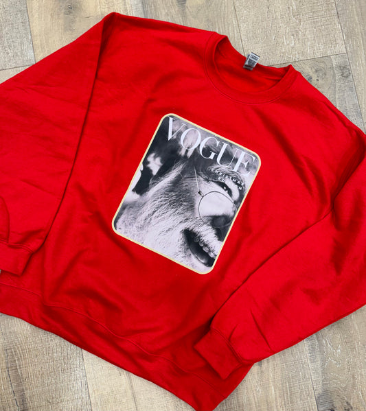 VOGUE Santa Claus Crewneck