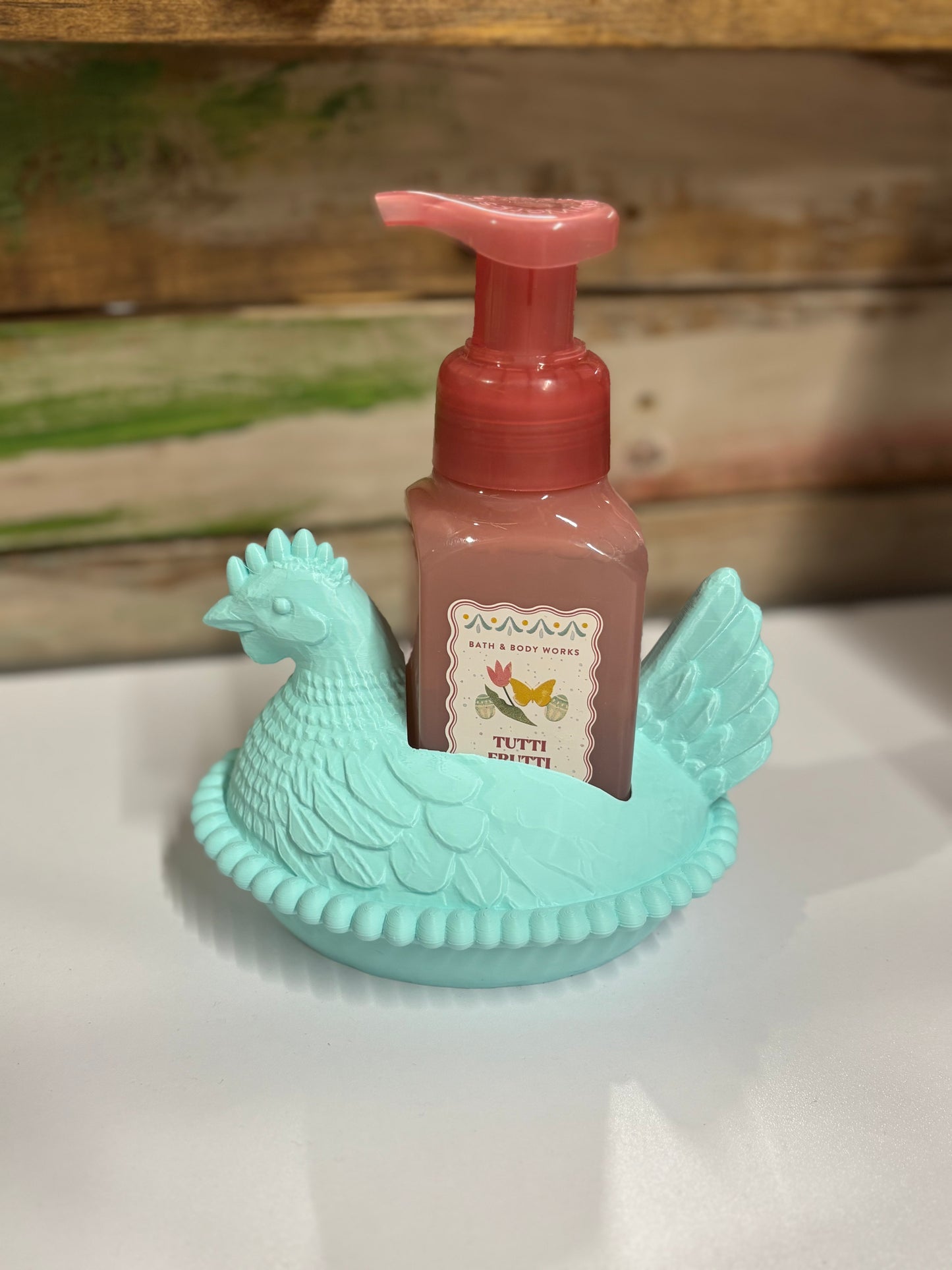 Hen Dish and Soap Gift Set