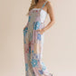 Happy To Be Me ~ Floral Patchwork Overalls - Regular and Curvy Sizes