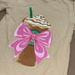 Lulu Mac Coffee Bow ~ Graphic Tee