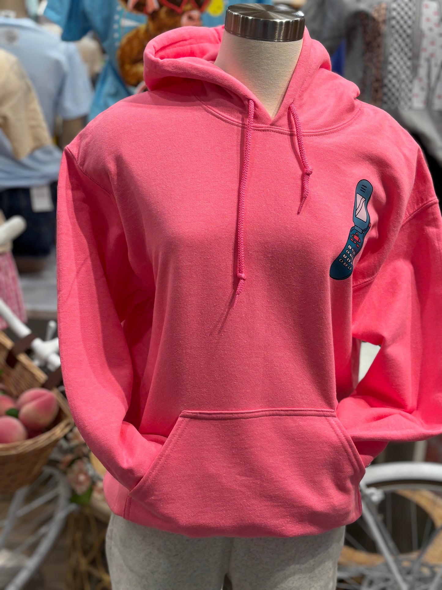 Text Me When You Get Home ~ Neon Pink Graphic Tee or Hoodie