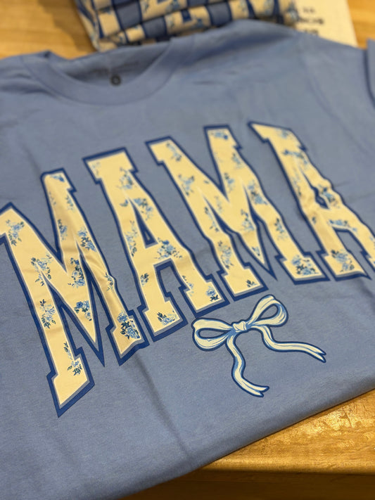 Mama Blue Ribbons ~ Simply Southern Tee
