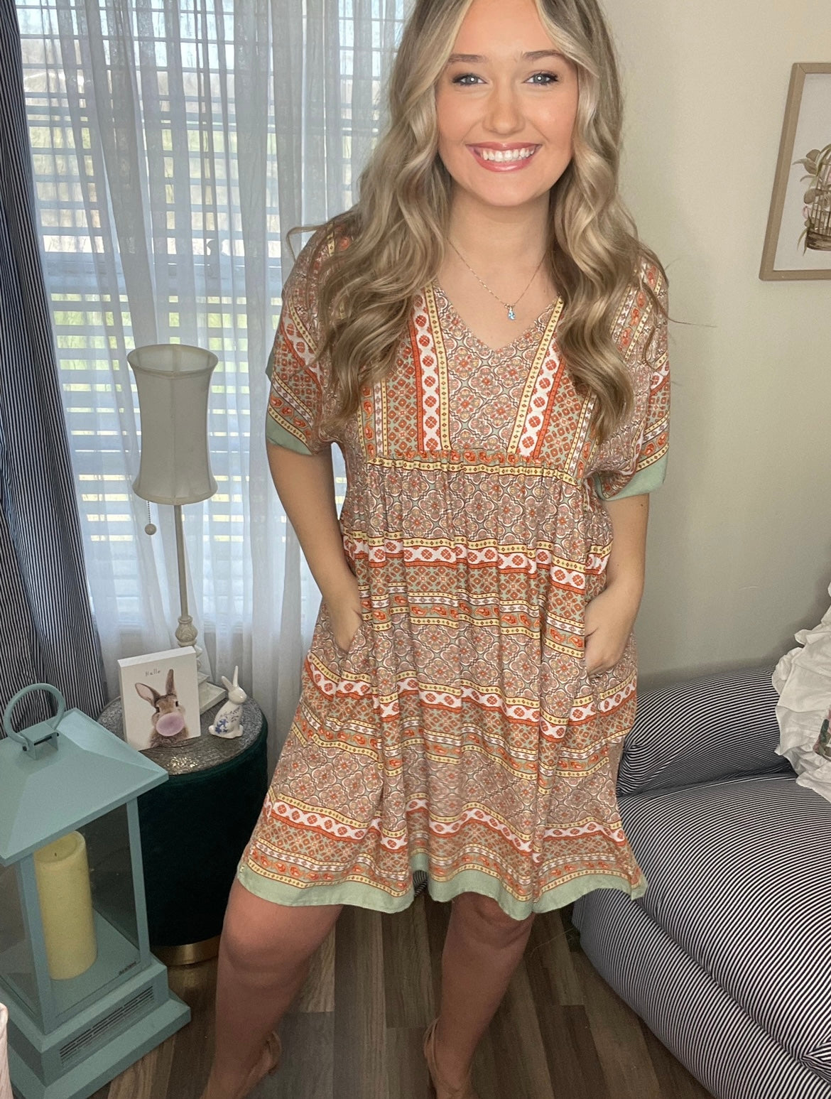 Rylee ~ Boho Print Dress