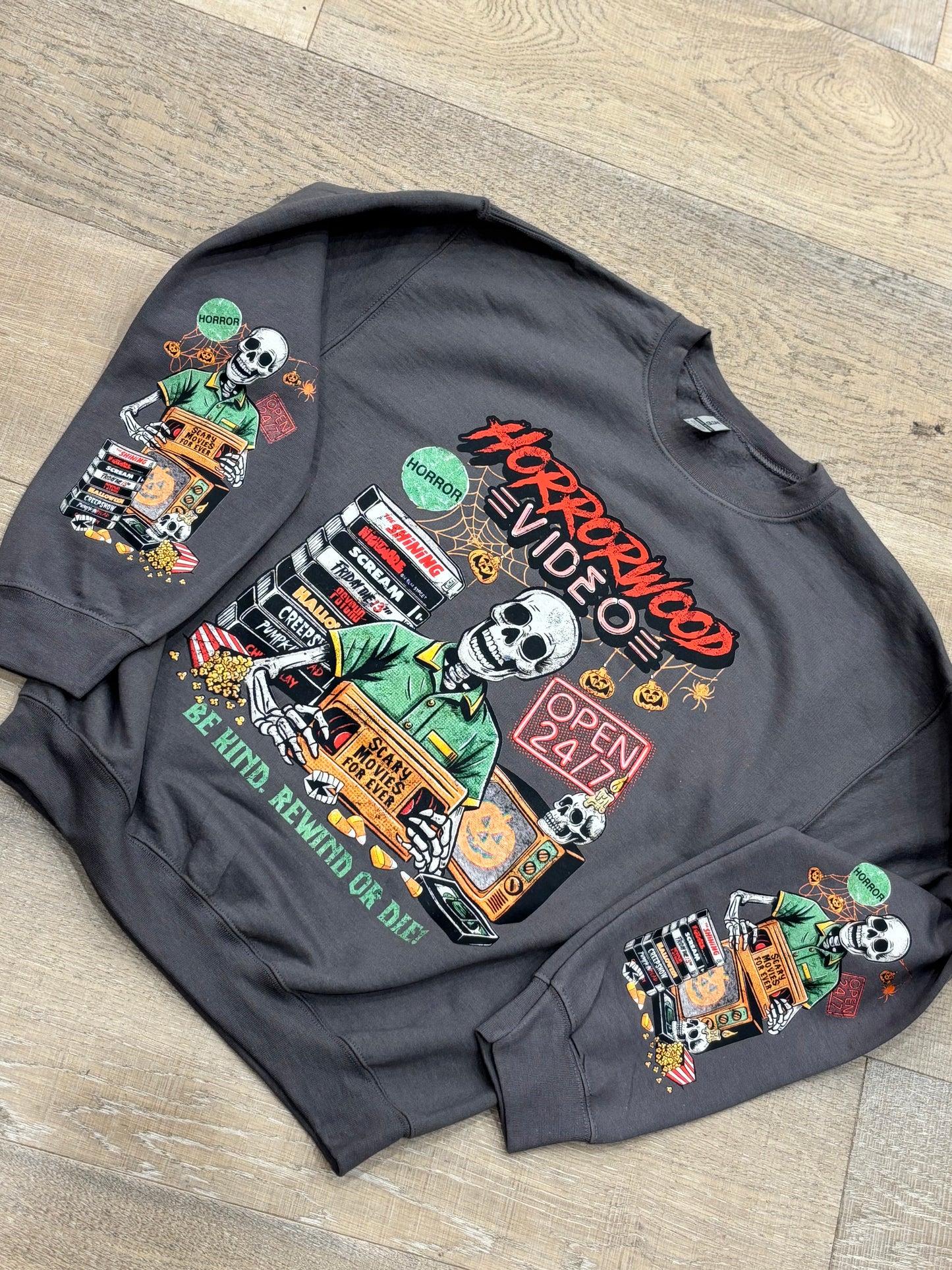 Horrorwood Video ~ Crewneck Sweatshirt