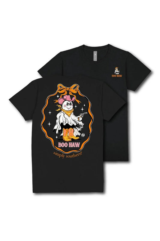 Boohaw Western Ghost ~ Simply Southern Tee