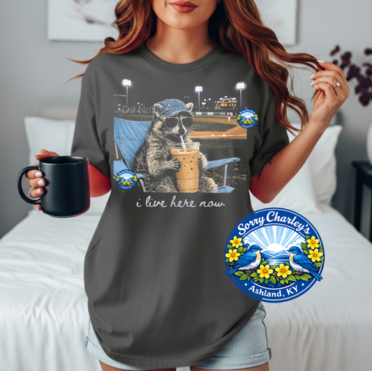 Raccoon Baseball Softball Mom ~ Graphic Tee