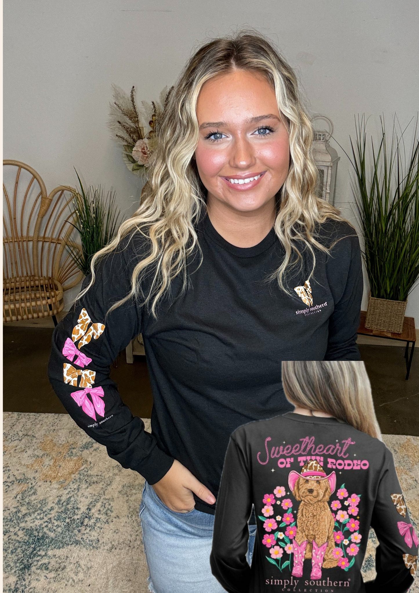 Sweetheart of the Rodeo ~ Simply Southern Tee