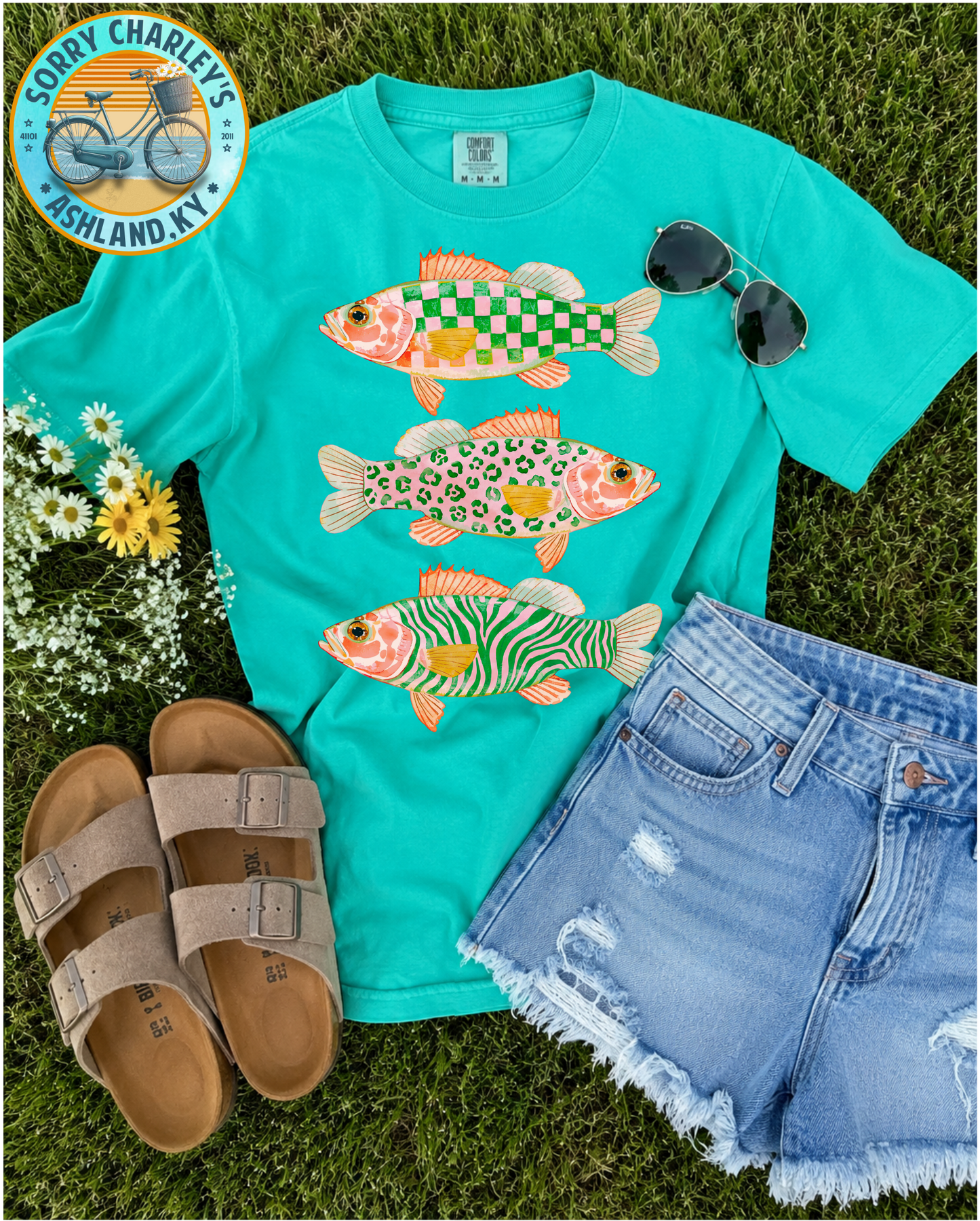 Preppy Fish Graphic Tee
