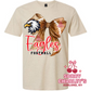 Customizable Watercolor Football Bow T-Shirt Crewneck or Hoodie