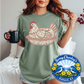 Hen on Nest ~ Sage Green Graphic Tee
