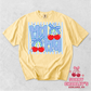 Mama ~ Gingham and Cherry Graphic Tee