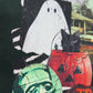 Queen of October Collage ~ Dark Green Crewneck Sweatshirt