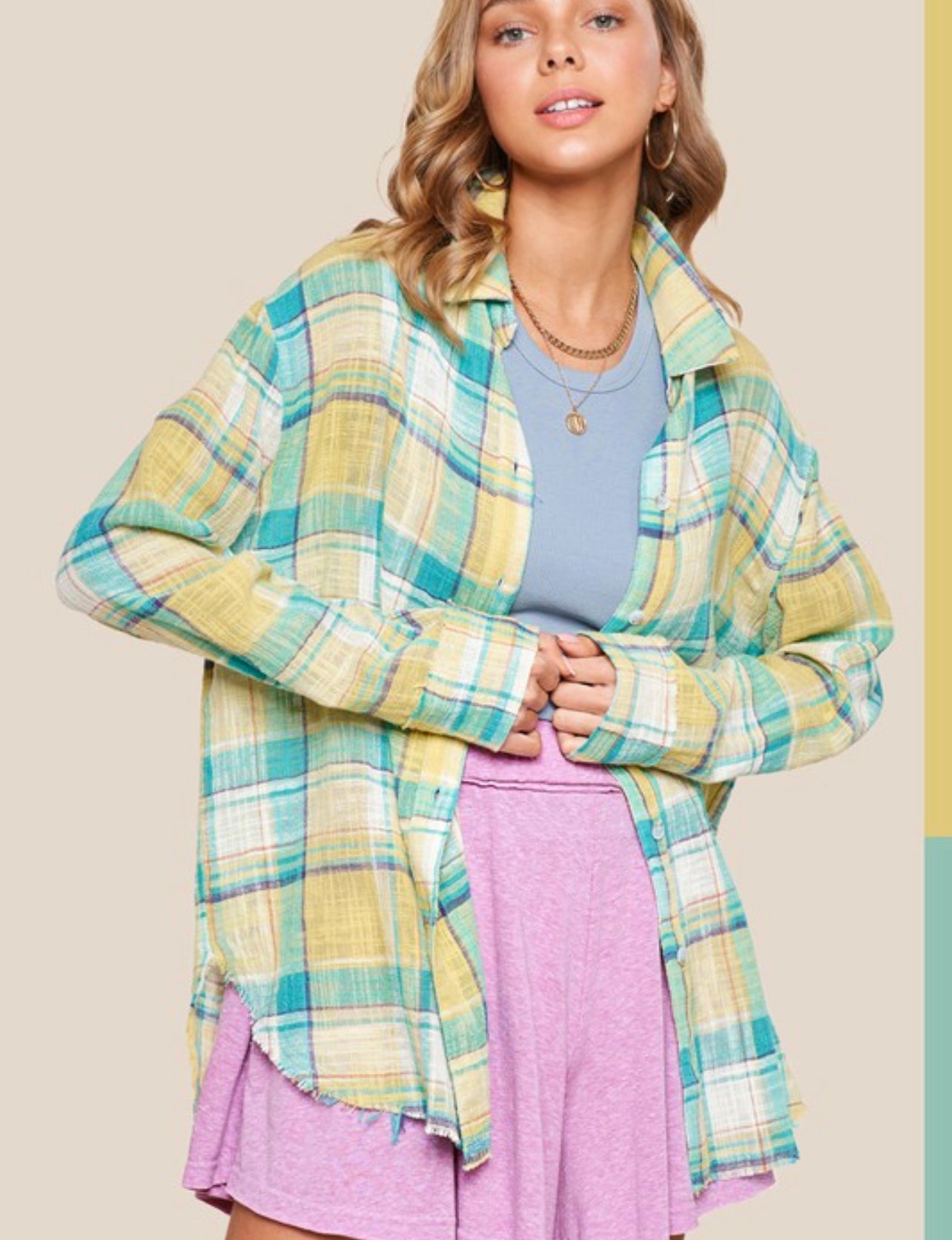 So Mellow - Relaxed Fit Plaid Shirt