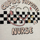 Cupid’s Favorite ~ Teacher Or Nurse graphic tee