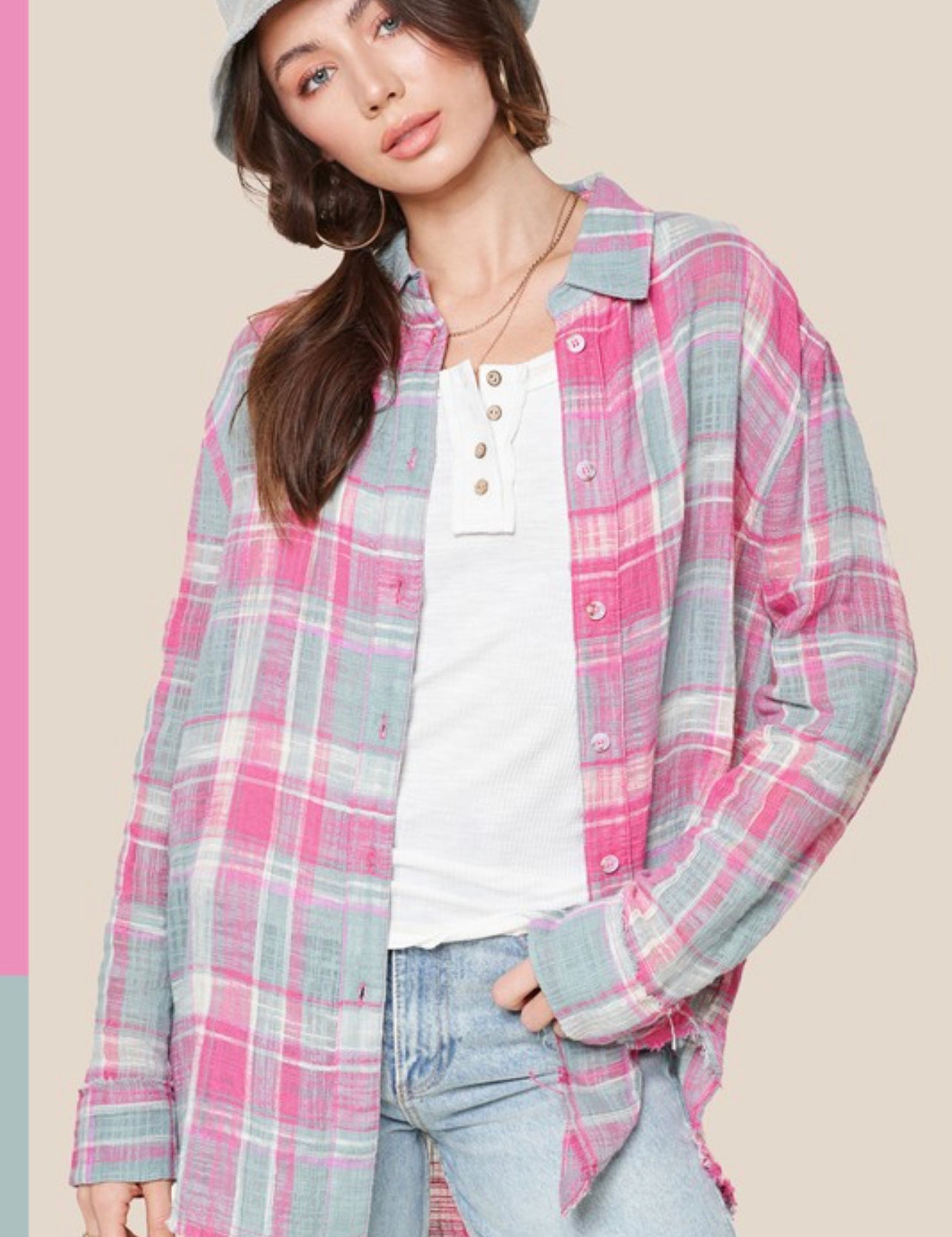 So Mellow - Relaxed Fit Plaid Shirt