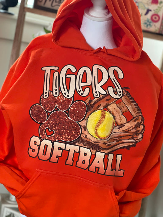 Softball or Baseball Hoodie