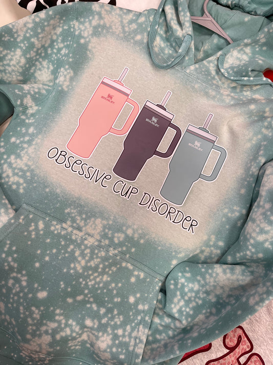 Obsessive Cup Disorder ~ Bleached Hoodie