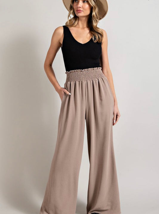 Making Big Plans ~ Smocked Wide Leg Pants