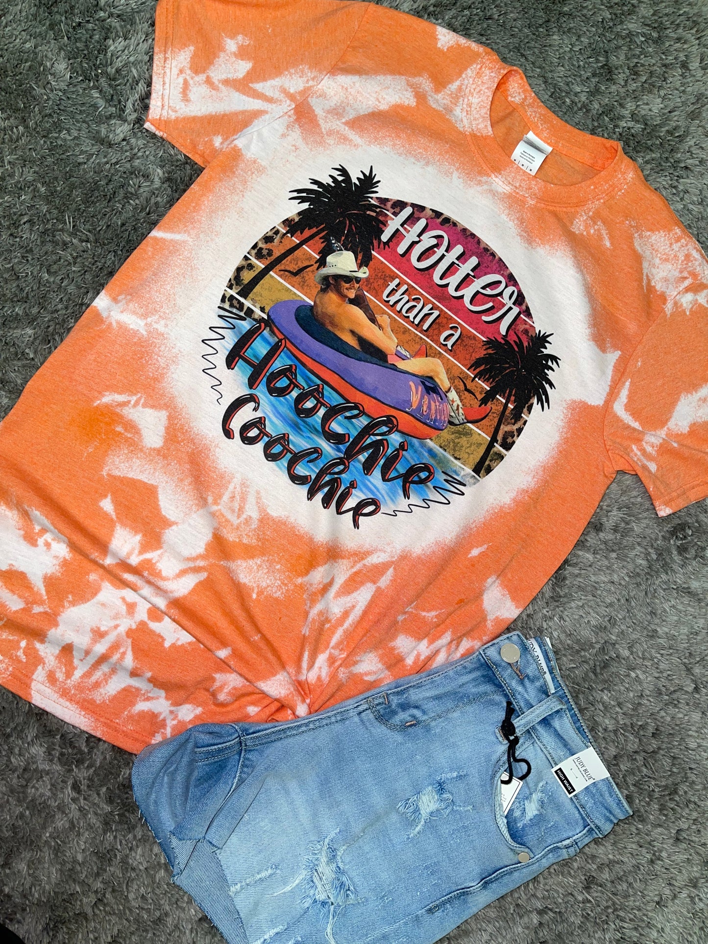 Hoochie Coochie Bleached Graphic Tee