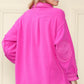 Keep Me Grounded ~ Soft Shacket - Turquoise or Pink