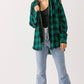 Anna ~ Buffalo Plaid Zip up Flannel W/ Hood