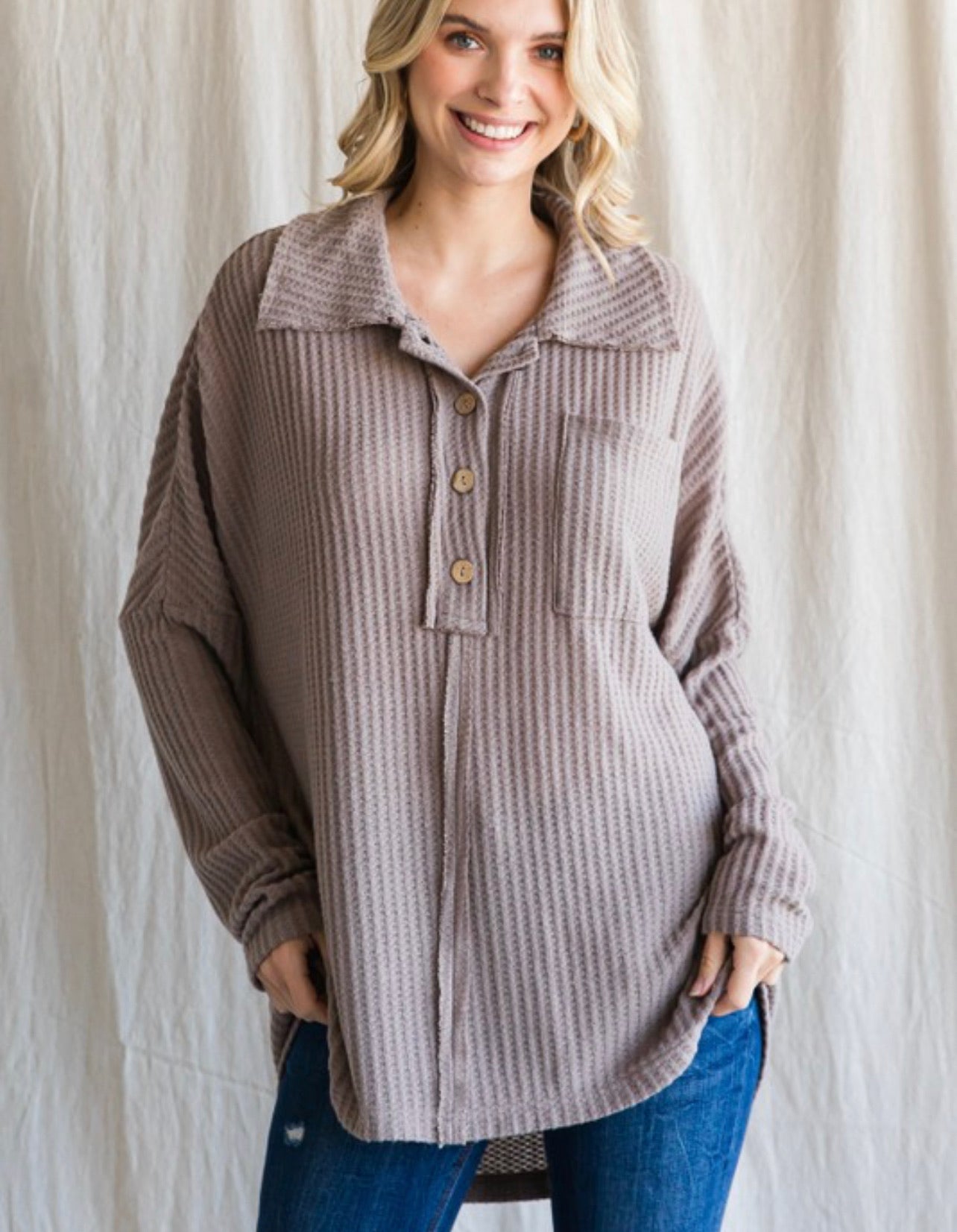 Rachel ~ Long Sleeve Button Down