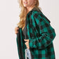 Anna ~ Buffalo Plaid Zip up Flannel W/ Hood