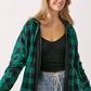Anna ~ Buffalo Plaid Zip up Flannel W/ Hood