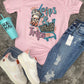 Sips and Trips ~ Pink Graphic Tee