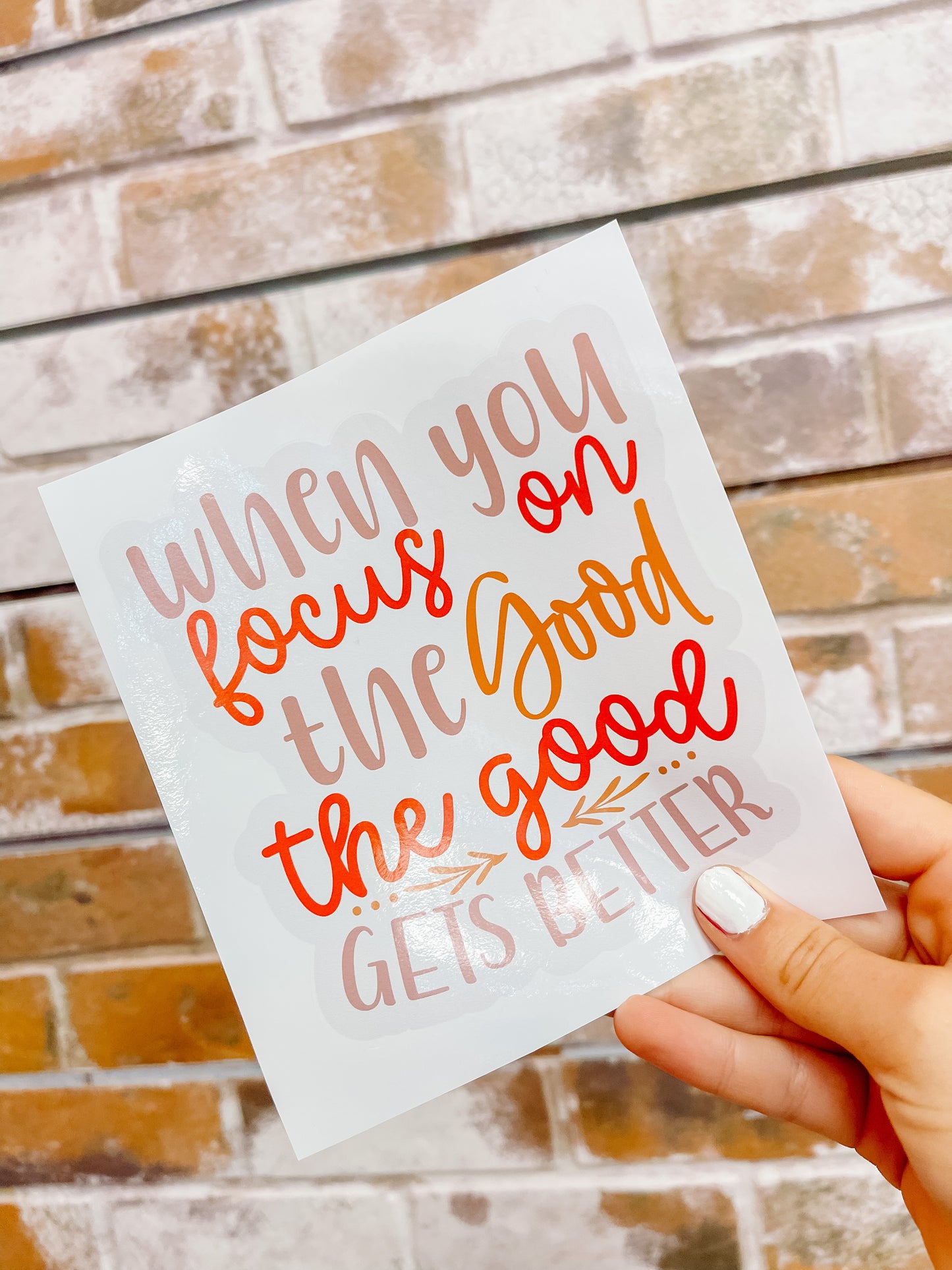 Motivational Decal Stickers