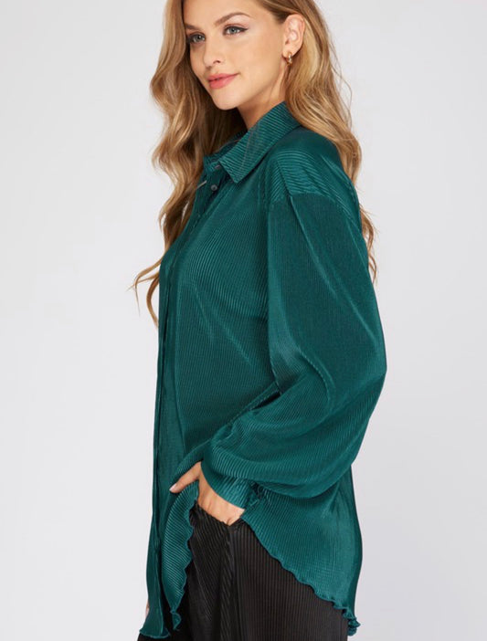 Kenna ~ Long Sleeve Button Down